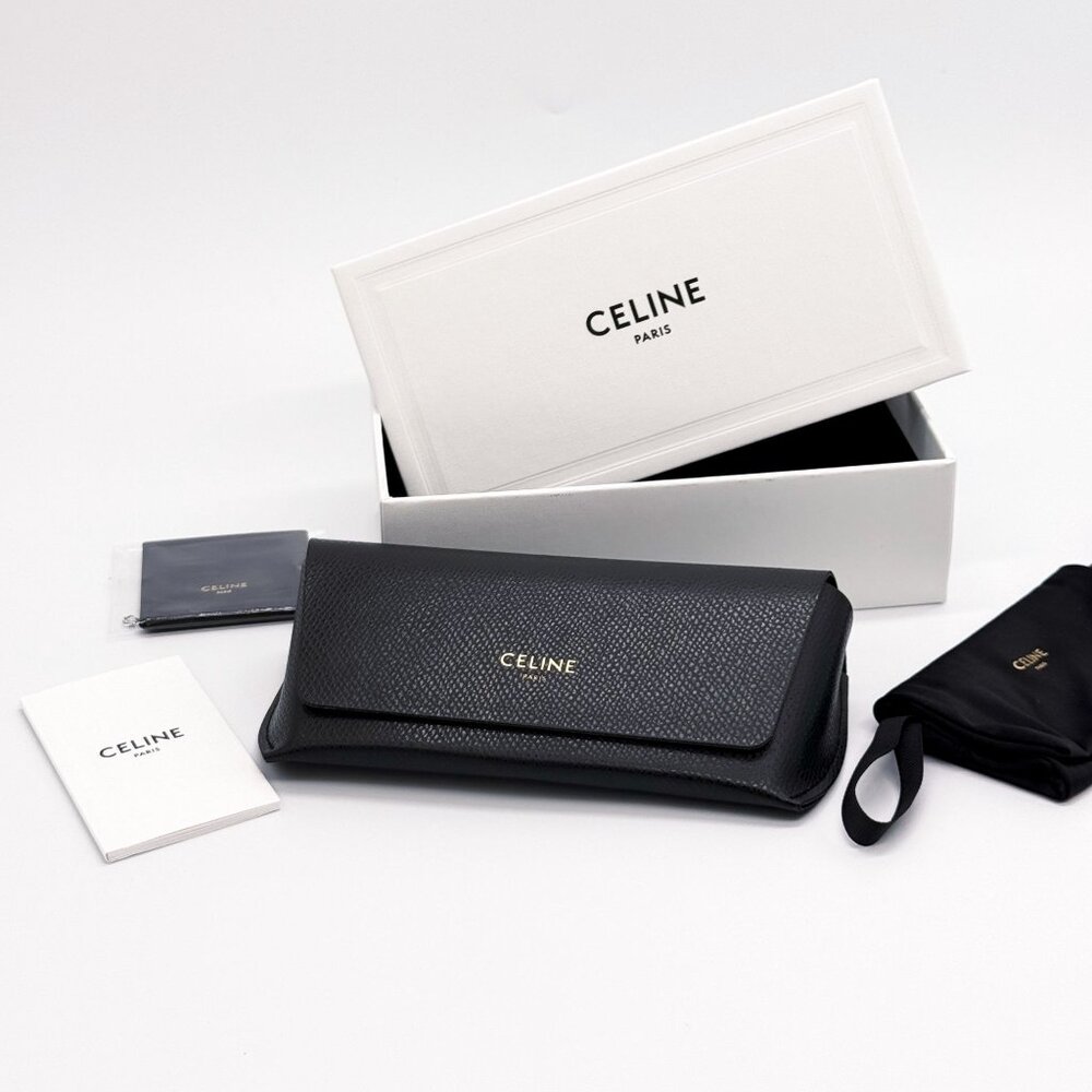 NEW CELINE SUNGLASSES WOMEN BLACK GRAY EYEWEAR CELINE CL40299U 01B - Picture 3 of 3